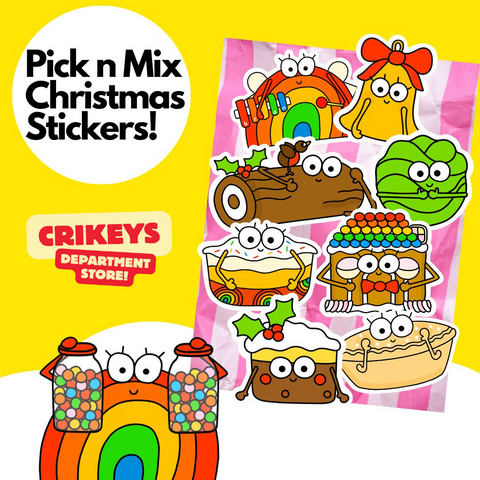 Pick n Mix Christmas Vinyl Stickers! - Jennie Sergeant Designs